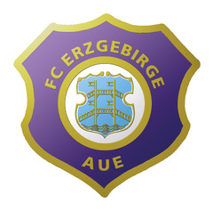 Logo Groß FC Erzgebirge Aue Aufkleber