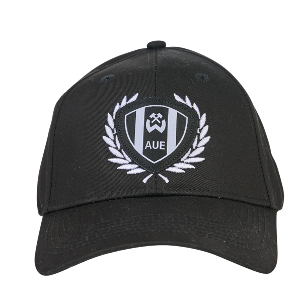 Polo Cap Wismut Logo weiß