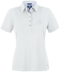 Polo Premium Damen Weiß