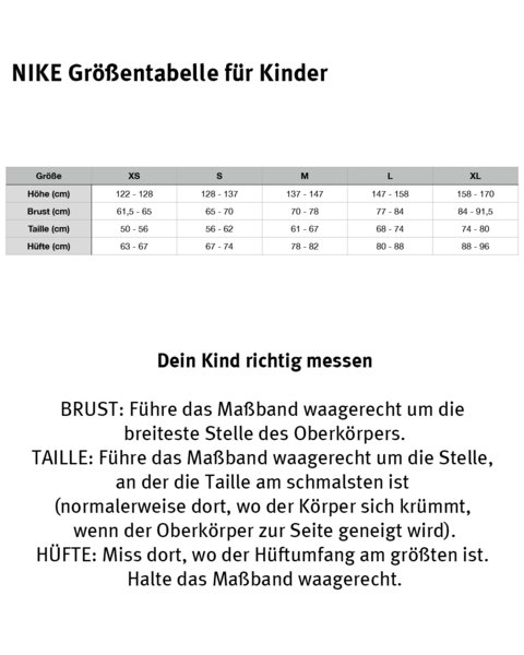 NIKE KINDER ÜBERGANGSJACKE SCHWARZ
