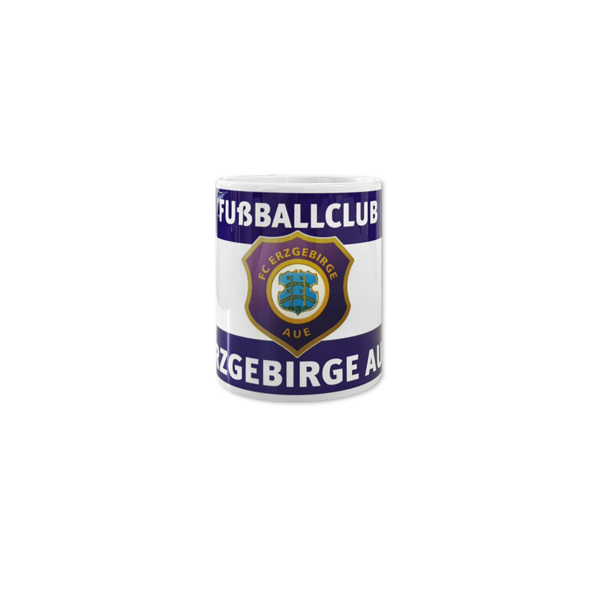 Tasse Streifen FC Erzgebirge Aue