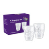 Schnapsglas 2er Set Logo Wismut Aue/ FC Erzgebirge Aue