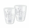 Schnapsglas 2er Set Logo Wismut Aue/ FC Erzgebirge Aue